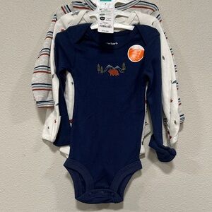 Carter's Navy and White Bodysuit Set